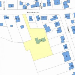 48 Auburndale Ave, Newton MA 02465-1404 plot plan