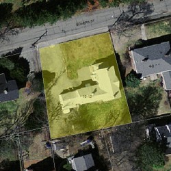 12 Bowers St, Newton MA 02460-1903 aerial view