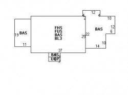 36 Howland Rd, Newton MA 02465-2938 floor plan