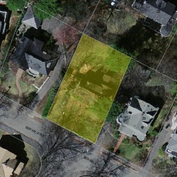 35 Berwick Rd, Newton MA  02459-2122 aerial view