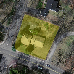 92 Dedham St, Newton MA 02461-2136 aerial view