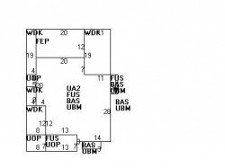 991 Beacon St, Newton MA  02459-1722 floor plan