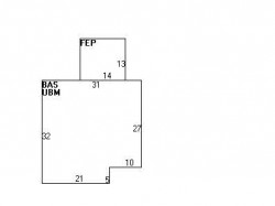186 Newtonville Ave, Newton MA 02458-1831 floor plan