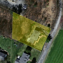 93 Stanton Ave, Newton MA 02466-3005 aerial view