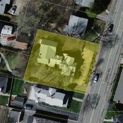 157 Lowell Ave, Newton MA 02460-1521 aerial view