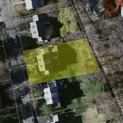 22 Olde Field Rd, Newton MA 02459-2733 aerial view