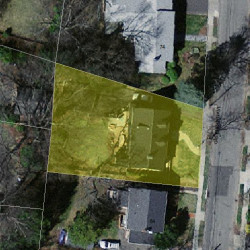 68 Greenlawn Ave, Newton MA  02459-1714 aerial view