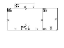 57 Bencliffe Cir, Newton MA  02466-1101 floor plan