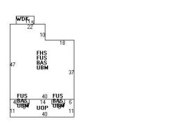 40 Foster St, Newton MA 02460-1511 floor plan