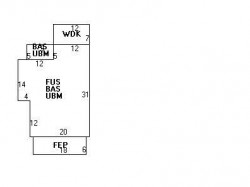 65 Kensington St, Newton MA  02460-1311 floor plan