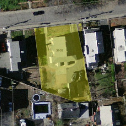 26 Carleton St, Newton MA 02458-1604 aerial view