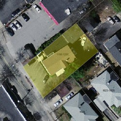 1198 Walnut St, Newton MA 02461-1225 aerial view