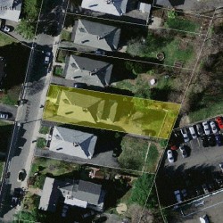 132 Jewett St, Newton MA 02458-1525 aerial view