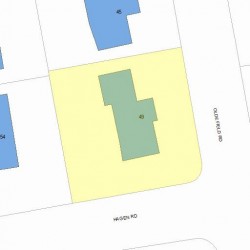 49 Olde Field Rd, Newton MA 02459-2757 plot plan