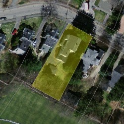 42 Central St, Newton MA 02466-2409 aerial view