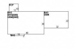 132 Brookline St, Newton MA  02467 floor plan