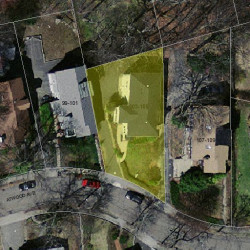 103 Atwood Ave, Newton MA 02460-2201 aerial view