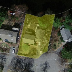 296 Islington Rd, Newton MA  02466-1019 aerial view