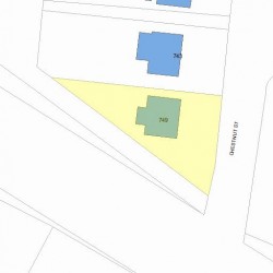 749 Chestnut St, Newton MA 02468-2020 plot plan