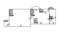 201 Kent Rd, Newton MA  02468-1109 floor plan