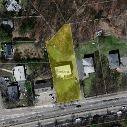 1199 Boylston St, Newton MA 02464-1005 aerial view