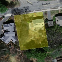 62 Waban Ave, Newton MA 02468-2143 aerial view