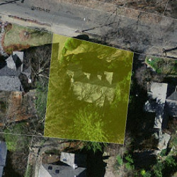 164 Cotton St, Newton MA 02458-2641 aerial view