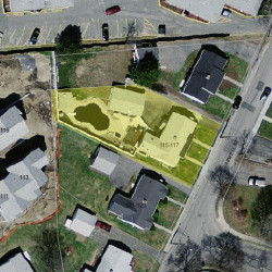 117 Farwell St, Newton MA 02460-1068 aerial view