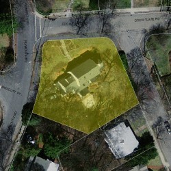 5 Cochituate Rd, Newton MA 02461-1403 aerial view