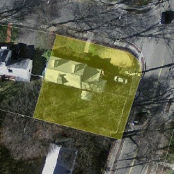 6 Truman Rd, Newton MA 02459-2641 aerial view