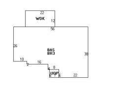 79 Brookline St, Newton MA  02467 floor plan