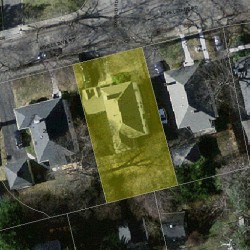 24 Athelstane Rd, Newton MA  02459-2419 aerial view