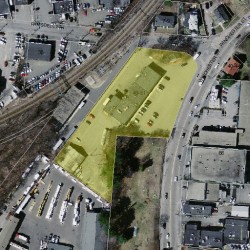 51 Winchester St, Newton MA  02461-1719 aerial view