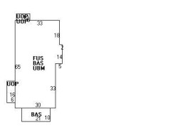 446 Lowell Ave, Newton MA 02460-2151 floor plan