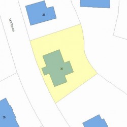 36 Dexter Rd, Newton MA 02460-2318 plot plan