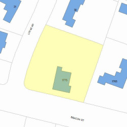 1775 Beacon St, Newton MA 02468-1402 plot plan