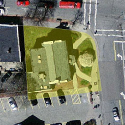 1 Chestnut St, Newton MA  02465-2515 aerial view