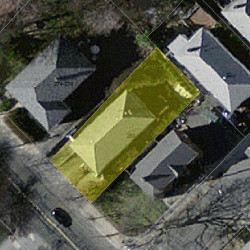 280 Adams St, Newton MA 02458-1273 aerial view