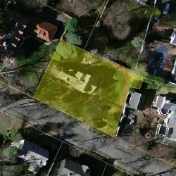 21 Garden Rd, Newton MA 02458-2306 aerial view