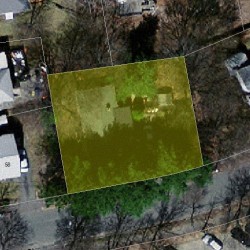 87 Ossipee Rd, Newton MA  02464-1437 aerial view