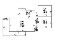 119 Waban Ave, Newton MA  02468-2159 floor plan