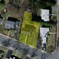 11 Barbara Rd, Newton MA  02465-1123 aerial view
