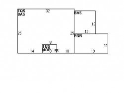 23 Elinor Rd, Newton MA 02461-1834 floor plan