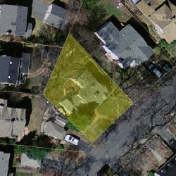 123 Walnut Hill Rd, Newton MA  02461-1836 aerial view