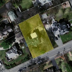 15 Temple St, Newton MA 02465-2417 aerial view