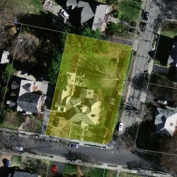 37 Montrose St, Newton MA 02458-2717 aerial view