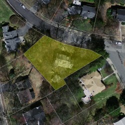 236 Varick Rd, Newton MA  02468-1840 aerial view
