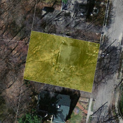 40 Pine Crest Rd, Newton MA  02459-2123 aerial view