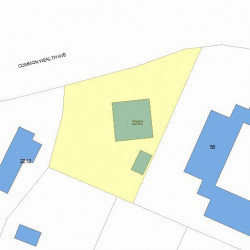 2202 Commonwealth Ave, Newton MA  02466-1804 plot plan