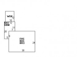 74 Clearwater Rd, Newton MA  02462-1104 floor plan